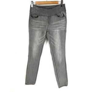 Jag Jeans High Rise Skinny Pull-On Denim Jeans Womens‎ Size 6 Gray Elastic Waist